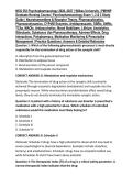NSG 552 Psychopharmacology 2026&ndash;2027 &vert; Wilkes University &vert; PMHNP Graduate Nursing Course &vert; Psychopharmacology Exam 1&comma; 2 & 3 Study Guide &vert; Neurotransmitters & Receptor Theory&comma; Pharmacokinetics&comma; Pharmacodynamics&comma; CYP450 Enzymes&comma; Antidepressants&comma; SSRIs&comma; SNRI