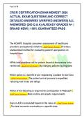 HFMA CRCR Certified Revenue Cycle Representative Exam Guide &lpar;Latest 2026&rpar; &vert; 200 Verified Q&As & Detailed Rationales