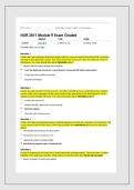 NUR 2811 Capstone Module 9 Exam &vert; Questions and&NewLine;Answers with Rationales &vert; 2026&sol;2027 Updated &vert; 100&percnt;&NewLine;Correct - International College of Health Sciences &vert;&NewLine;&vert; verified by experts &period; 