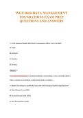 WGU D426  Exam Compilations with Complete & Verified Solutions