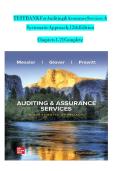 Auditing & Assurance Services&colon; A Systematic Approach 11th Edition Test Bank by William Messier Jr&period; &ndash; Questions & Answers 2026
