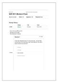 NUR 2811 Nursing Capstone Module 4 Exam &vert; 100 Questions and&NewLine;Correct Answers with Detailed Rationales &vert; ICHS &vert; 99&sol;100&NewLine;Score &vert; International College of Health Sciences &vert; &vert; just&NewLine;released &period; 