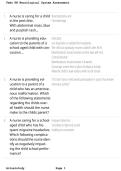 Pediatric RN Neurological System Assessment &ndash; Questions & Answers &vert; Nursing Exam Prep