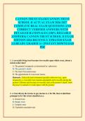 CANNON TRUST EXAM&sol;CANNON TRUST SCHOOL II ACTUAL EXAM 2026-2027 COMPLETE REAL EXAM QUESTIONS AND CORRECT VERIFIED ANSWERS WITH DETAILED RATIONALES &lpar;100&percnt; RELIABLE ANSWERS&rpar; CANNON TRUST SCHOOL II EXAM EDITION 2026 RECENTLY UPDATED EXAM &vert;ALREADY GRADED A&plus; &vert;IN