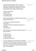 Health Assessment Exam 3 &ndash; Neurological Assessment Questions & Answers &vert; Nursing Exam Prep