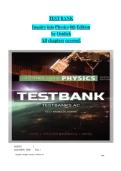 Test Bank for Inquiry into Physics 8th Edition by Ostdiek All Chapters 1 - 12&NewLine;