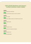 CPCS EXAM Questions and Answers&NewLine;Verified Solutions Latest Update