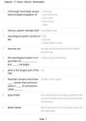 Chapter 17 Neuro Health Assessment 2026&sol;2027 &vert; Study Guide