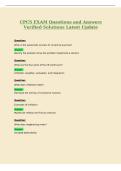 CPCS EXAM Questions and Answers&NewLine;Verified Solutions Latest Update