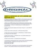 ASBESTOS SUPERVISOR 2027 SETS ANSWERS AND QUESTIONS SET A&period;pdf