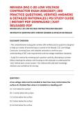 NEVADA &lpar;NV&rpar; C-2D LOW VOLTAGE CONTRACTOR EXAM 2026&sol;2027 &vert; 200 PRACTICE QUESTIONS&comma; VERIFIED ANSWERS & DETAILED RATIONALES &vert; PSI STUDY GUIDE &vert; INSTANT PDF DOWNLOAD &vert; JUST RELEASED PDF