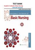 Rosdahl's Textbook of Basic Nursing 12th Edition Test Bank &vert; Caroline Rosdahl