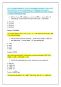 NYC STATIONARY ENGINEER &lpar;ELECTRIC&rpar; EXAMINATION NEWEST EVALUATED &NewLine;EXAM PRACTICE 100 QUESTIONS 2026-2027&vert;ORIGINAL QUESTIONS & &NewLine;ANSWERS &vert;DETAILED RATIONALES &vert;HINTED COMPLETE EXAM PREP GRADED &NewLine;A&plus;&ast;INSTANT DOWNLOAD PDF&ast; 