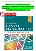 Test Bank - Little and Falace's Dental Management of the Medically Compromised Patient&comma; 10th Edition - Miller - All 30 Chapters and Rationales Included&NewLine;