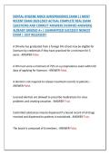 DENTAL HYGIENE MOCK JURISPRUDENCE EXAM &vert;&vert; MOST &NewLine;RECENT EXAM 2026&vert;2027 ACTUAL COMPLETE REAL EXAM &NewLine;QUESTIONS AND CORRECT ANSWERS &lpar;VERIFIED ANSWERS&rpar; &NewLine;ALREADY GRADED A&plus; &vert; GUARANTEED SUCCESS&excl;&excl; NEWEST &NewLine;EXAM &vert; JUST RELEASED&excl;&excl; 