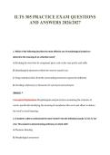 ILTS 305  EXAM PACKAGE DEAL 100&percnt; VERIFIED