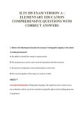 ILTS 305  EXAM PACKAGE DEAL 100&percnt; VERIFIED