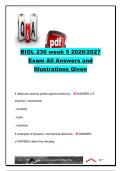 BIOL 230 Week 5 Exam Questions & Answers 2026&sol;2027 &vert; 40&plus; Questions &vert; Plant Defenses&comma; Trophic Cascades&comma; Biodiversity Loss & Ecosystem Functions