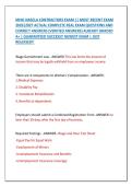 MHIC NASCLA CONTRACTORS EXAM &vert;&vert; MOST RECENT EXAM &NewLine;2026&vert;2027 ACTUAL COMPLETE REAL EXAM QUESTIONS AND &NewLine;CORRECT ANSWERS &lpar;VERIFIED ANSWERS&rpar; ALREADY GRADED &NewLine;A&plus; &vert; GUARANTEED SUCCESS&excl;&excl; NEWEST EXAM &vert; JUST &NewLine;RELEASED&excl;&excl; 