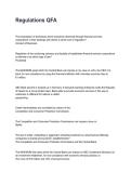 Regulations QFA Questions with Verified Answers &lpar;2026&sol;2027&rpar;