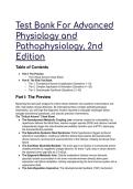 2026&sol;2027 S-Tier Test Bank&colon; Advanced Physiology and Pathophysiology 2nd Edition &vert; Clinical Scenarios & Rationales