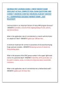 GEORGIA PEST LICENSES EXAM &vert;&vert; MOST RECENT EXAM &NewLine;2026&vert;2027 ACTUAL COMPLETE REAL EXAM QUESTIONS AND &NewLine;CORRECT ANSWERS &lpar;VERIFIED ANSWERS&rpar; ALREADY GRADED &NewLine;A&plus; &vert; GUARANTEED SUCCESS&excl;&excl; NEWEST EXAM &vert; JUST &NewLine;RELEASED&excl;&excl; 