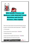 WGU C458 EXAM COMPLETE PACKAGE DEAL