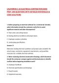 CALIFORNIA C-10 ELECTRICAL CONTRACTOR EXAM PREP&colon; 200 QUESTIONS WITH DETAILED RATIONALES & CODE SOLUTIONS