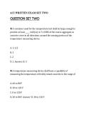 ACI WRITTEN EXAM SET TWO