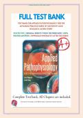 Test Bank for Applied Pathophysiology for the Advanced Practice Nurse&comma; 1st Edition by Dlugasch & Story &vert; High-Yield Practice Questions & Answers &vert; 2026&sol;2027 &vert; Pass Your First Time