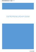 Entrepreneurship Exam &vert; Study Guide&comma; Practice Questions & Exam Review 2026&sol;2027