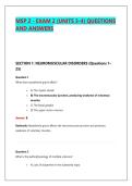 MSP 2 - EXAM 2 &lpar;UNITS 3-4&rpar; QUESTIONS &NewLine;AND ANSWERS