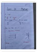 Physics Mechanics - Laws of Motion & Friction Sheet