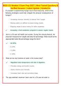 BIOD 121 Module 5 Exam Prep 2027 &vert; Most Tested Questions & Verified Answers &vert; Latest Update &vert; Graded A&plus;&NewLine;&NewLine;