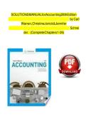 Solution manual for accounting 28th edition by carl s warren christine
