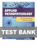 TEST BANK FOR Applied Pathophysiology for the Advanced Practice Nurse 2nd Edition by Lucie Dlugasch &comma; Lachel&period;ISBN&colon;978-1284255614 COMPLETE GUIDE ALL CHAPTERS COVERED 100&percnt; VERIFIED A&plus; GRADE ASSURED&excl;&excl;&excl;&excl;&excl; NEW LATEST UPDATE&excl;&excl;&excl;&excl;&excl;