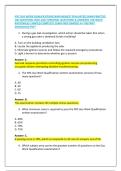 NYC GAS WORK QUALIFICATION EXAM NEWEST EVALUATED EXAM PRACTICE &NewLine;100 QUESTIONS 2026-2027&vert;ORIGINAL QUESTIONS & ANSWERS &vert;DETAILED &NewLine;RATIONALES &vert;HINTED COMPLETE EXAM PREP GRADED A&plus;&ast;INSTANT &NewLine;DOWNLOAD PDF&ast;