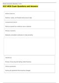 WGU D315 Network & Security Exam Questions and Answers&colon; Network Hardening&comma; Wireless Security&comma; Authentication&comma; Cloud Security&comma; Encryption&comma; IAM&comma; Data Protection&comma; Troubleshooting Commands & Network Security &ndash; A&plus; Graded Answers &ndash; Updated 2026&sol;2027 &ndash; Instant D