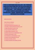 PHGY 216 Midterm Exam 2026-2027&colon; 200 Premium Practice Questions with Detailed Rationales&comma; Graded A&plus; Solutions & Complete Answer Explanations &ndash; Human Physiology II&colon; Renal&comma; Respiratory&comma; Endocrine & Reproductive Systems &vert; 100&percnt; Verified & Latest Curriculum Al