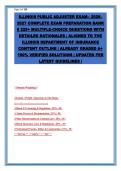 2027 Illinois Public Adjuster Exam Prep &ndash; 225&plus; MCQs with Detailed Rationales &vert; Aligned to IDOI Content Outline &vert; Already Graded A&plus; 100&percnt; Verified Solutions &vert; Updated Per Latest Guidelines &vert; Domain-Weighted Practice Bank