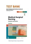 Test Bank &ndash; Medical-Surgical Nursing&colon; Concepts and Practice&comma; 6th Edition &vert; Holly K&period; Stromberg &vert; ISBN&colon;9780443121029 &vert; Chapters 1&ndash;49 &vert; Latest Edition