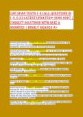 Life Span Development Tests 1-8 Bundle 2026 &vert; Complete Q&A for Exams 1-3 & 6-8