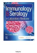 TEST BANK FOR Immunology & Serology in Laboratory Medicine 8th Edition by Mary Louise Turgeon&period;ISBN&colon; 9780815187905 COMPLETE GUIDE ALL CHAPTERS COVERED 100&percnt; VERIFIED A&plus; GRADE ASSURED&excl;&excl;&excl;&excl;&excl; NEW LATEST UPDATE&excl;&excl;&excl;&excl;&excl;