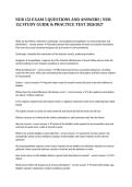 NUR 152 EXAM 5 QUESTIONS AND ANSWERS &vert; NUR 152 STUDY GUIDE & PRACTICE TEST 2026&sol;2027