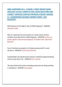 HBSE II MIDTERM CH 6 &ndash; 9 EXAM &vert;&vert; MOST RECENT EXAM &NewLine;2026&vert;2027 ACTUAL COMPLETE REAL EXAM QUESTIONS AND &NewLine;CORRECT ANSWERS &lpar;VERIFIED ANSWERS&rpar; ALREADY GRADED &NewLine;A&plus; &vert; GUARANTEED SUCCESS&excl;&excl; NEWEST EXAM &vert; JUST &NewLine;RELEASED&excl;&excl;