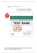 Policy & Politics in Nursing and Health Care &ndash; Mason et al&period; &lpar;8th Edition&comma; &NewLine;Elsevier&rpar; &ndash; Complete Test Bank with Answers