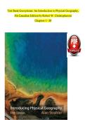 Test Bank for Geosystems&colon; An Introduction to Physical Geography 5th Canadian Edition by Robert W&period; Christopherson &vert; Chapters 1&ndash;20