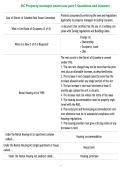 DC Property manager exam Law part 1 Questions and Answers