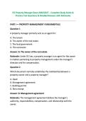 DC Property Manager Exam 2026&sol;2027 &ndash; Complete Study Guide & &NewLine;Practice Test Questions & Detailed Answers with Rationales 