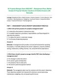 DC Property Manager Exam 2026&sol;2027 &ndash; Management Plans&comma; Market &NewLine;Analysis & Property Valuation Questions & Detailed Answers with &NewLine;Rationales